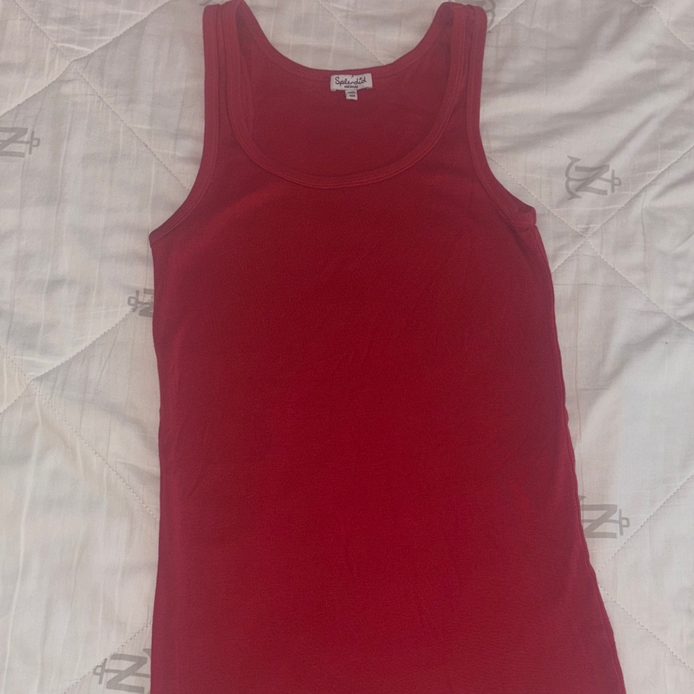 Soffe Women's Vibrant Red Tank Top